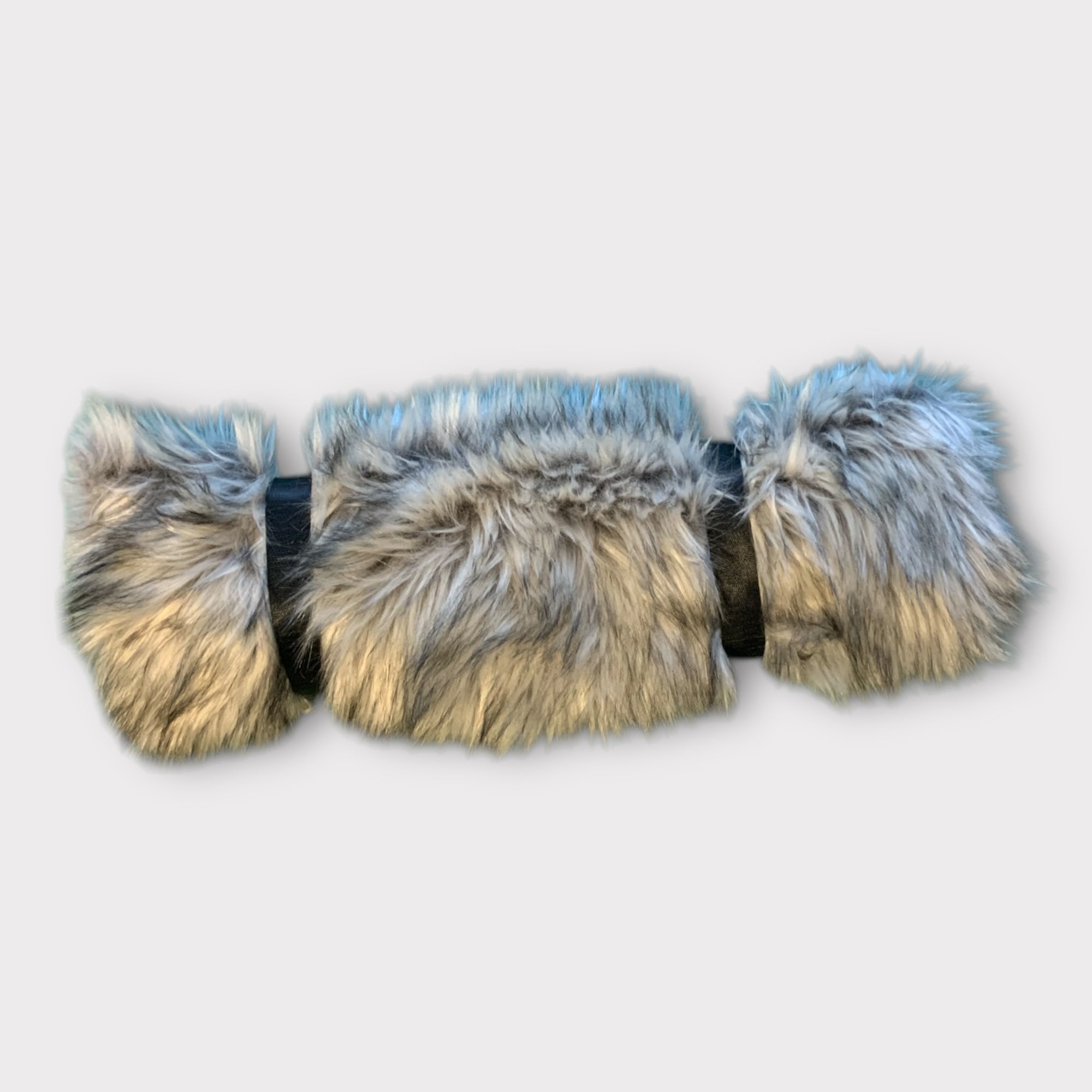 ADULT Gray Husky Faux Seat Cover